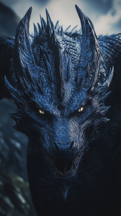 Dark Blue Dragon
