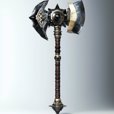 Asymmetrical Giant Iron Hammer