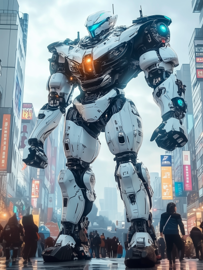 Futuristic Giant Robot