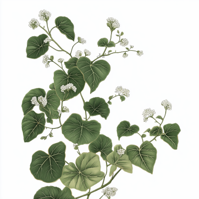 Vintage Botanical Vine Illustration