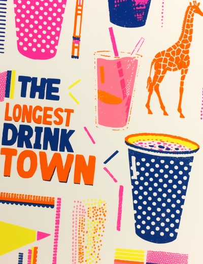 Graphic Poster of a Cup