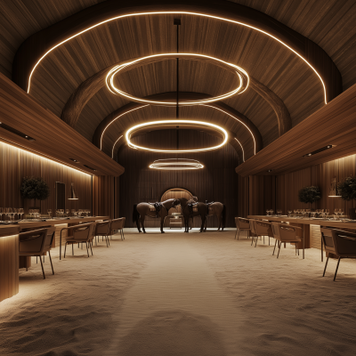 Luxurious Horse Indoor Arena
