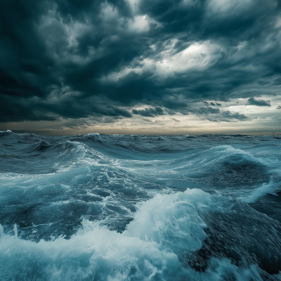 Stormy Sea Background