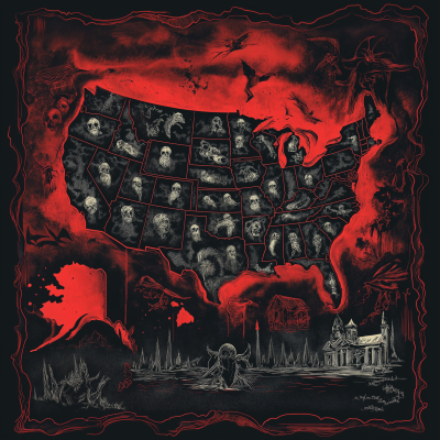 Horror Map of the USA
