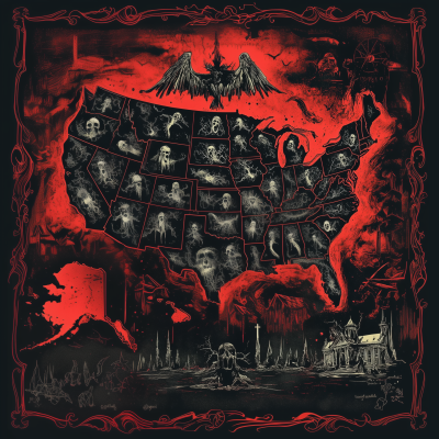 Horror Map of the United States