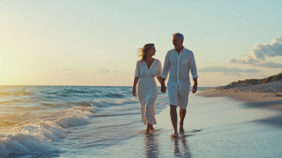 Senior Couple at the Beach