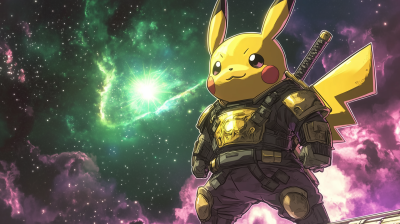 Pikachu in Space