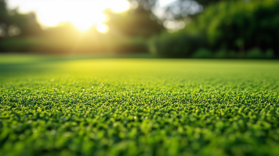 Sunny Morning on the Greens