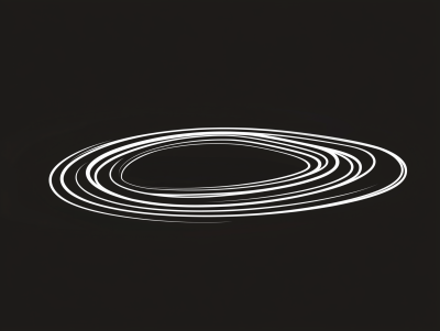 Stylish Race Track Outline