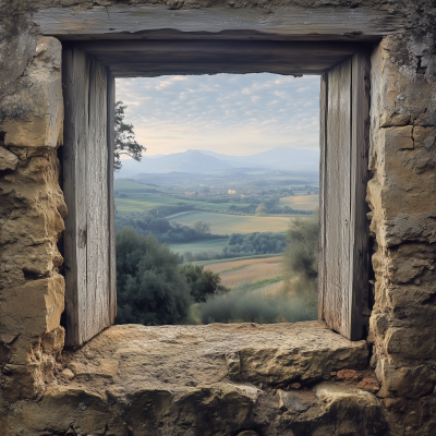 Tuscany Through an Ancient Window