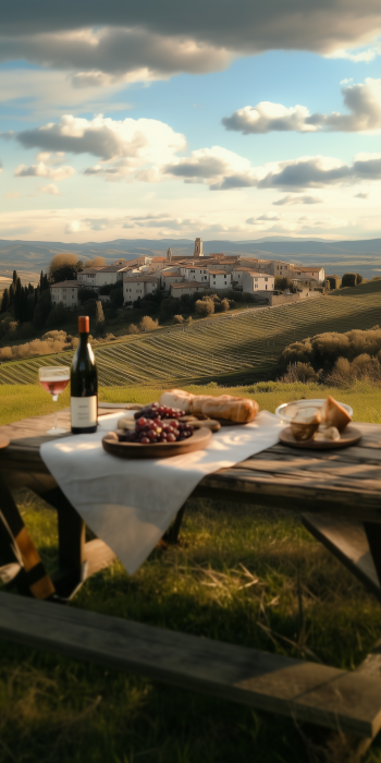 Pasta and Wine