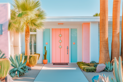 Pastel Door Entrance