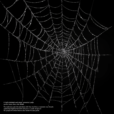 Intricate Spiderweb Design