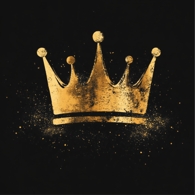 Gold Crown Graphic Art