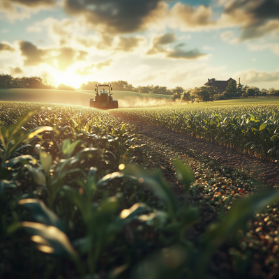 Cinematic Agriculture Landscape