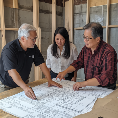 Meeting Over Construction Plans