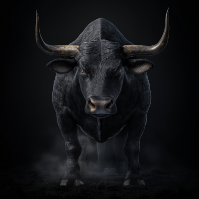 Angry Black Bull