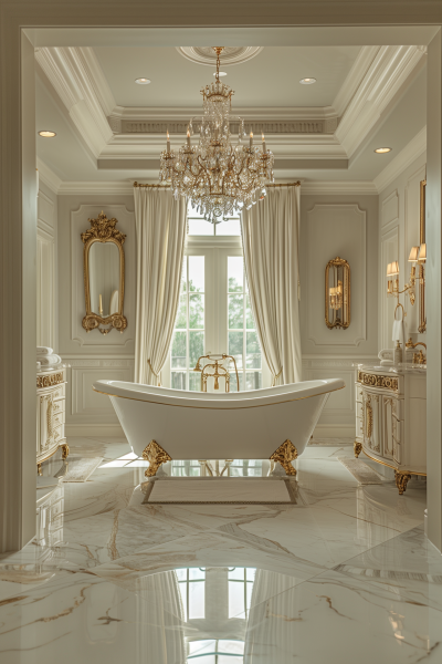 Opulent Marble Masterpiece Bathroom