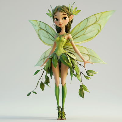 Earth Fairy in 3D Animation