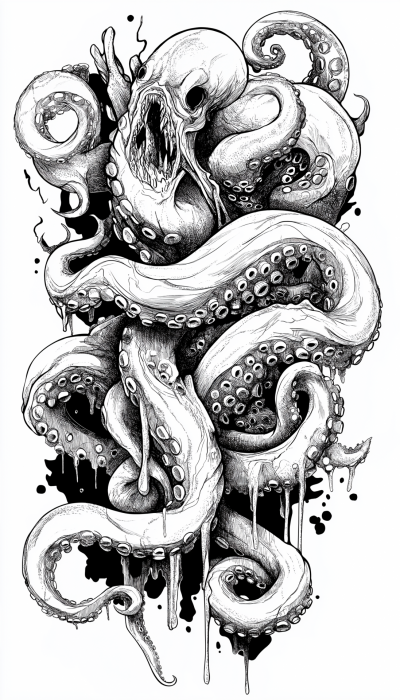 Tattoo Tentacle Design