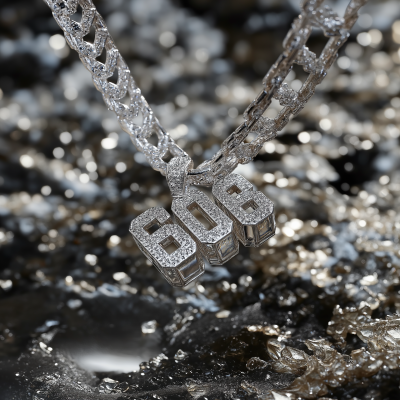 Iced Out Chain and Pendant