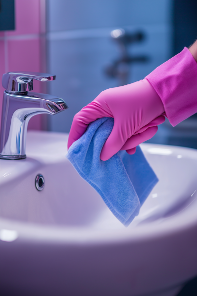 Cleaning the Sink