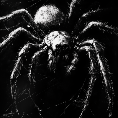 Evil Spider Close-Up