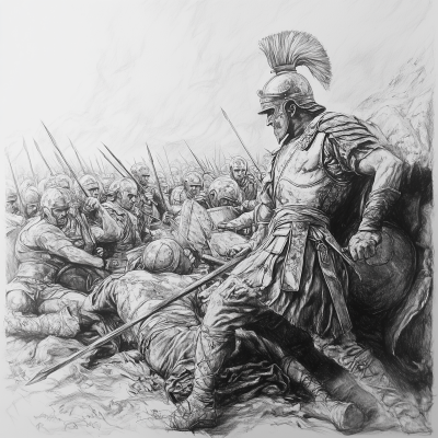 Roman Battlefield Sketch