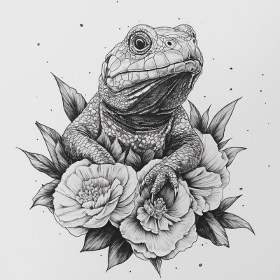 Uromastyx Tattoo Design