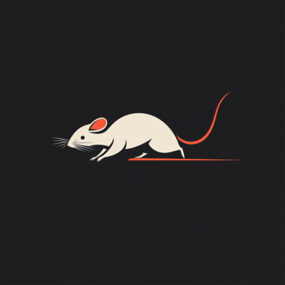 Minimal Rat Logo