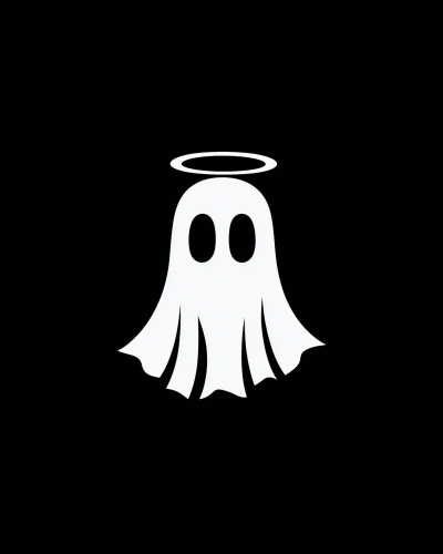 Minimalist Ghost Logo