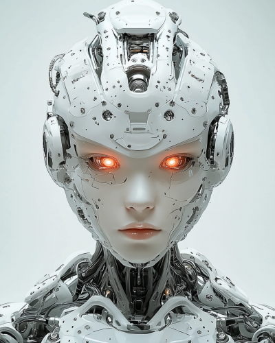 Cyborg Female Portrait