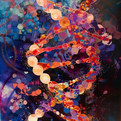 Abstract DNA Helix