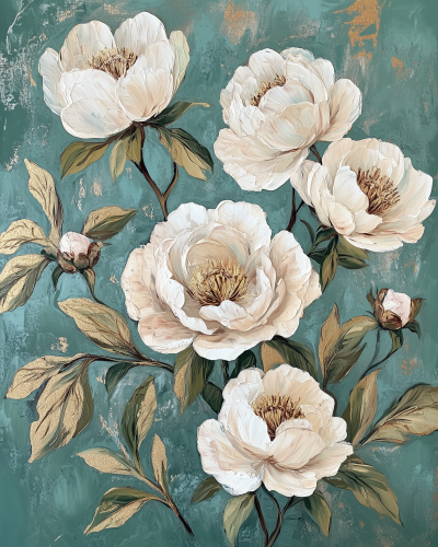 Elegant Floral Peonies