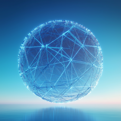 Glowing Sphere Globe