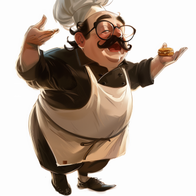 Stylized Close-up Illustration