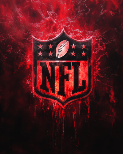 Dark NFL Logo Poster