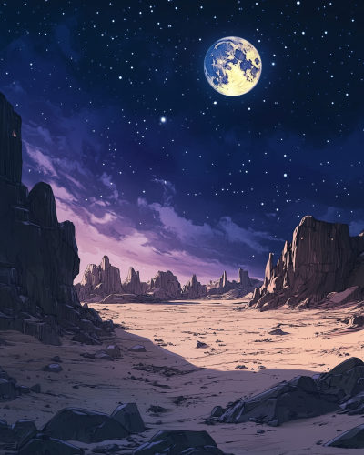 Desert Night Sky