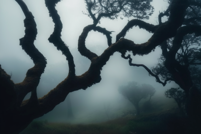 Mysterious Fog in the Lorraine Forest