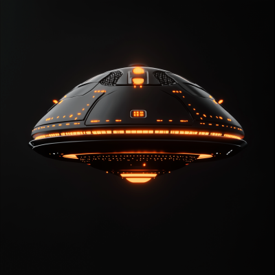 Black Metallic UFO