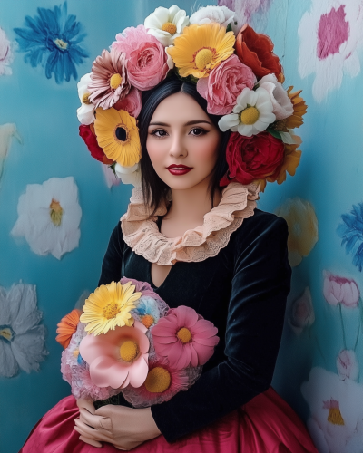 Floral Victorian Fashion