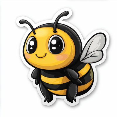 Cute Honeybee Sticker