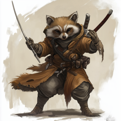 Tanuki Rogue Character