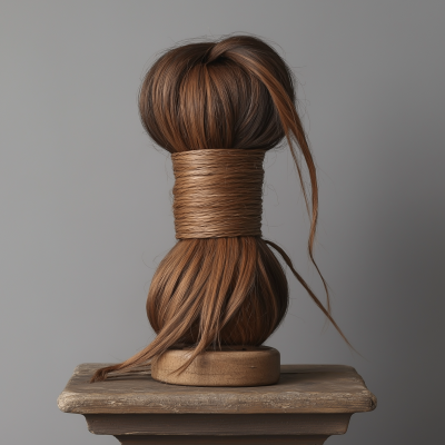 Hair Wrapped Around a Spool