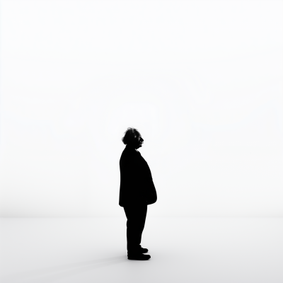 Einstein Silhouette