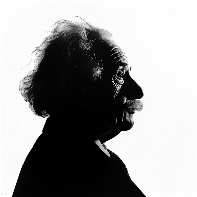 Einstein Silhouette