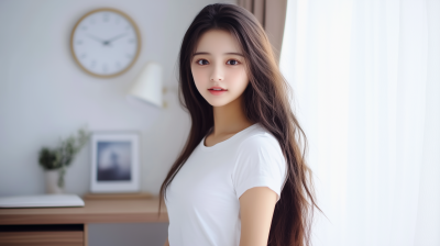 Cheerful Young Woman