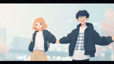 Joyful Reunion by the Riverside