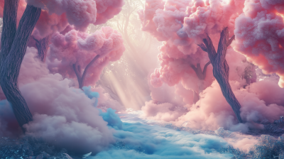 Cotton Candy Forest