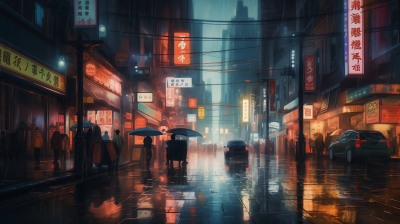 Vibrant Neon Lights